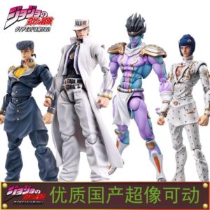 Super Action Figure Jojo's Bizarre Adventure Kujo Jotaro Platinum Star Dio Articulated Model Toy