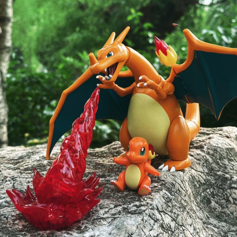 Authentic Pokémon Charizard Building Blocks, Pokémon Squirtle Model Figurine, Display Model