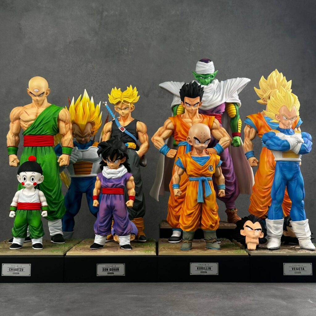 Dragon Ball Figures Infinite Warrior Gohan Goku Vegeta Krillin Jiren Model Ornaments Super Saiyan