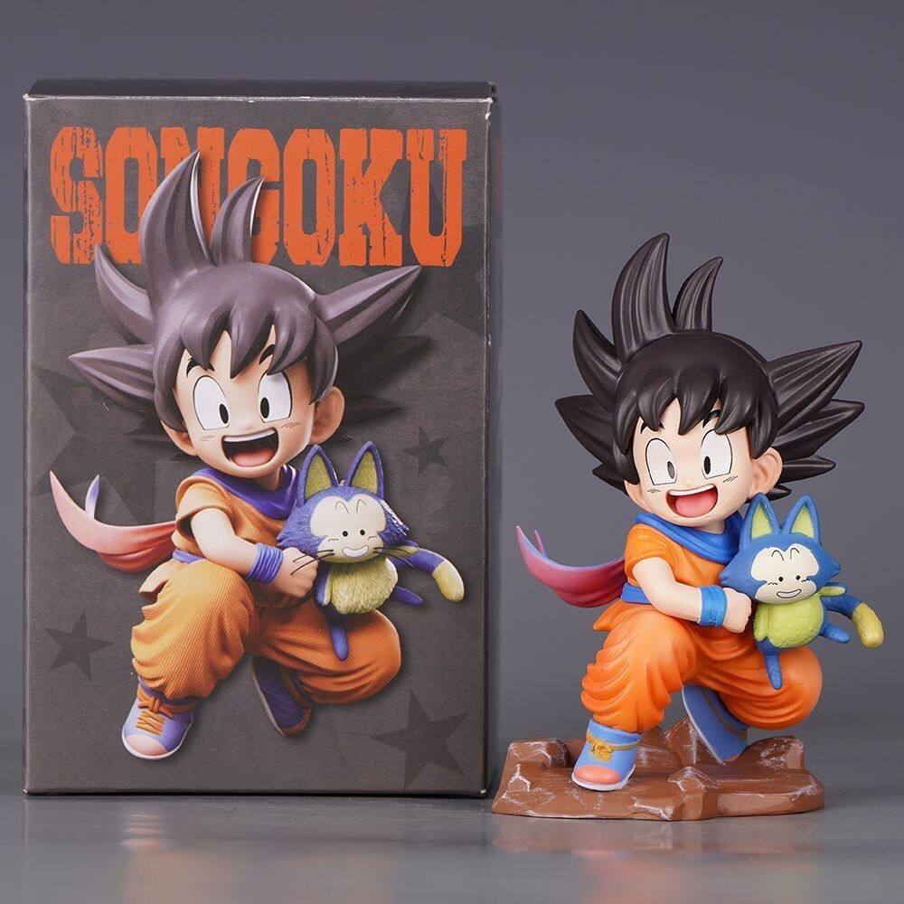 Q Version of Little Wukong Dragon Ball Demon Trendy Gk Figure Ornament Childhood Animation Car Ornament Dragon Ball Figure