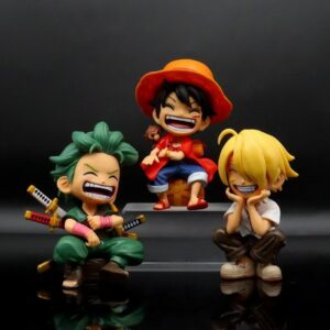 Q Version Figure One Piece Figure Zoro Figure Luffy Figure Sanji Figure One Piece Ornament Luffy Ornament