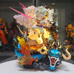 One Piece 5Th Gear Nika Luffy Figure Gk Model Statue Anime Trendy Ornament Birthday Gift for Men and Women