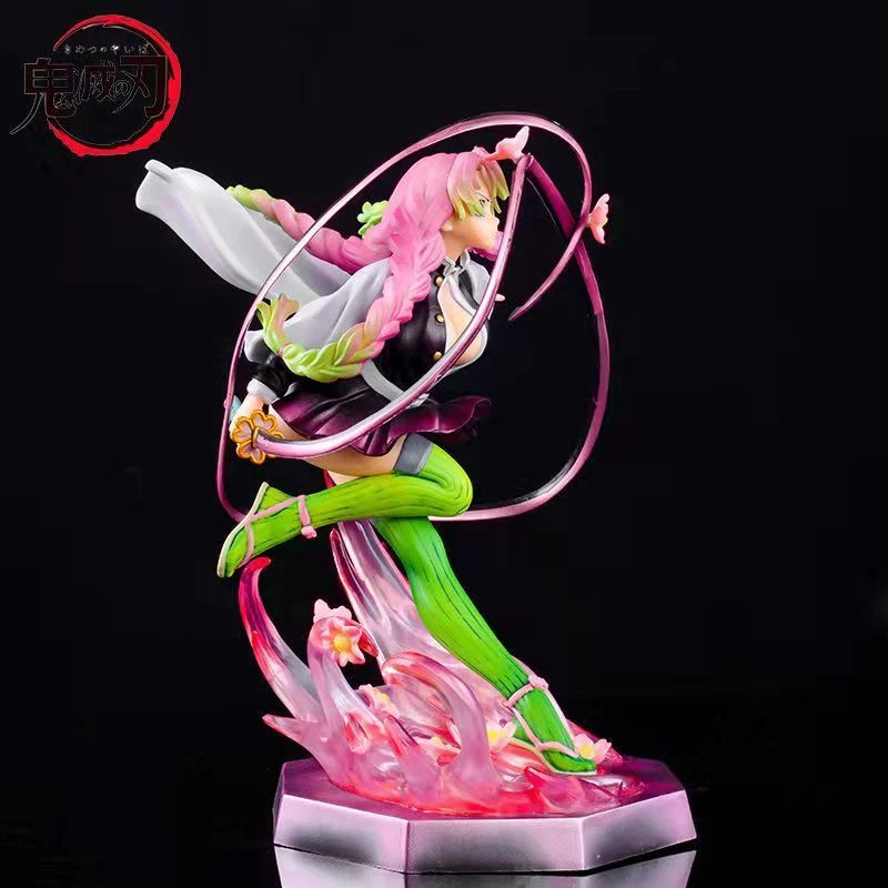 Demon Slayer: Kimetsu No Yaiba Gk Demon Slayer Corps Rengoku Kyoujurou Kanroji Mitsuri Figure Butterfly Shinobu Model Statue Ornament Gift