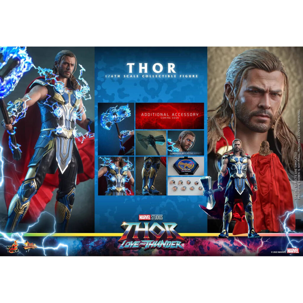 Brand New in Stock Hottoys Ht 1/6 Mms655 Mms656 Thor 4 Love and Thunder Thor