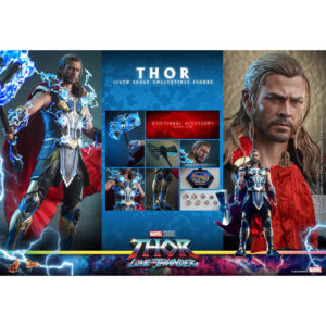 Brand New in Stock Hottoys Ht 1/6 Mms655 Mms656 Thor 4 Love and Thunder Thor