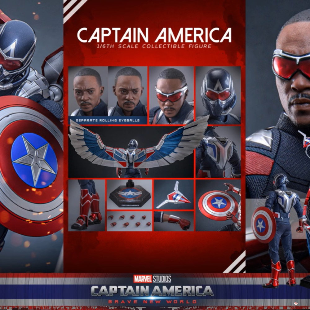 Hot Toys in Stock Hottoys Ht Mms779 Captain America 4 Anthony Mackie