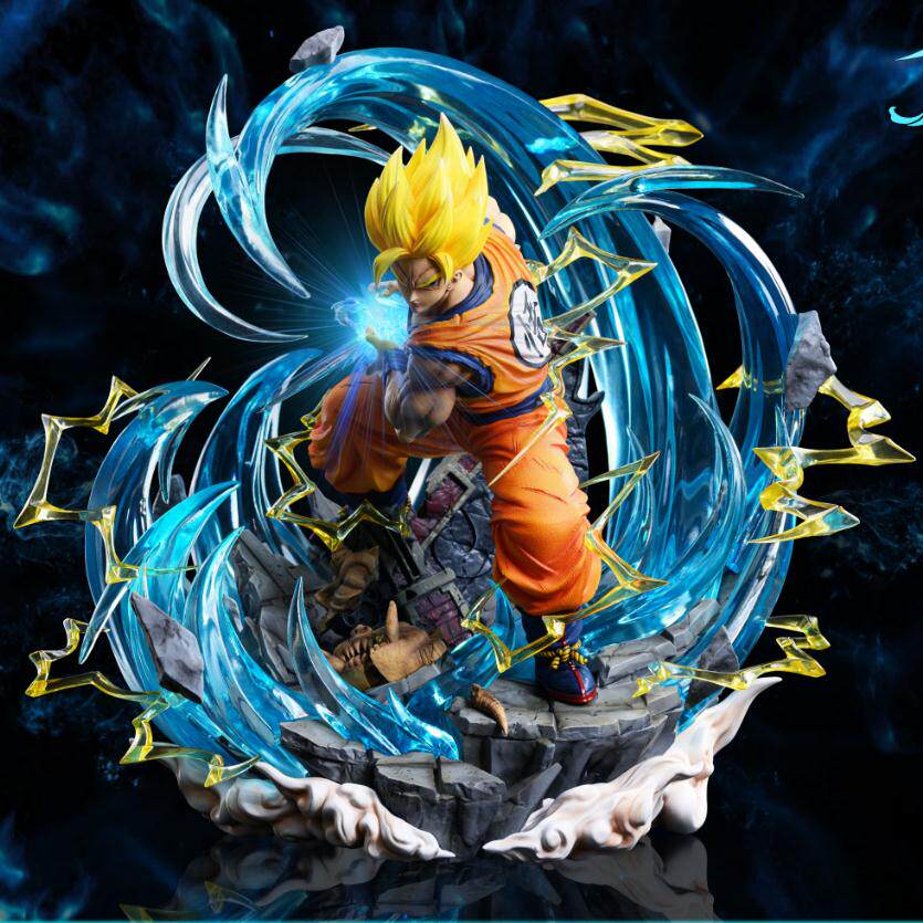 Dragon Ball Figure Son Goku Vegeta Super Saiyan Gohan Two-Dimensional Anime Toy Boy's Birthday Gift