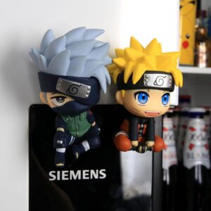 【Hot-Selling Item】Naruto Figure Uzumaki Naruto and Hatake Kakashi Q-Version Sitting Posture Car Decoration