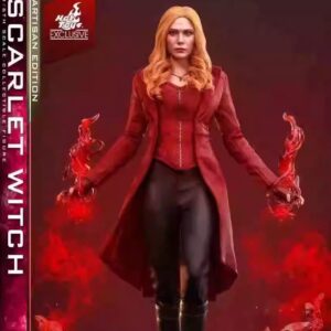 Hot Toys New in Stock Hottoys Ht Dx35 Dx36Ae Hair Transplanted Scarlet Witch Wanda Vision