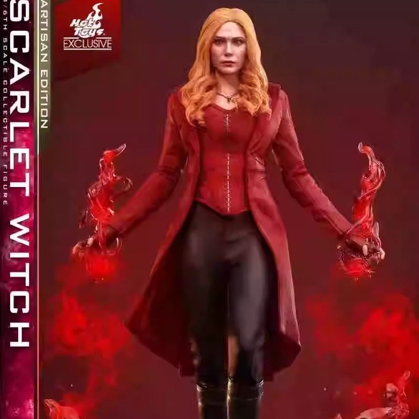 Hot Toys New in Stock Hottoys Ht Dx35 Dx36Ae Hair Transplanted Scarlet Witch Wanda Vision