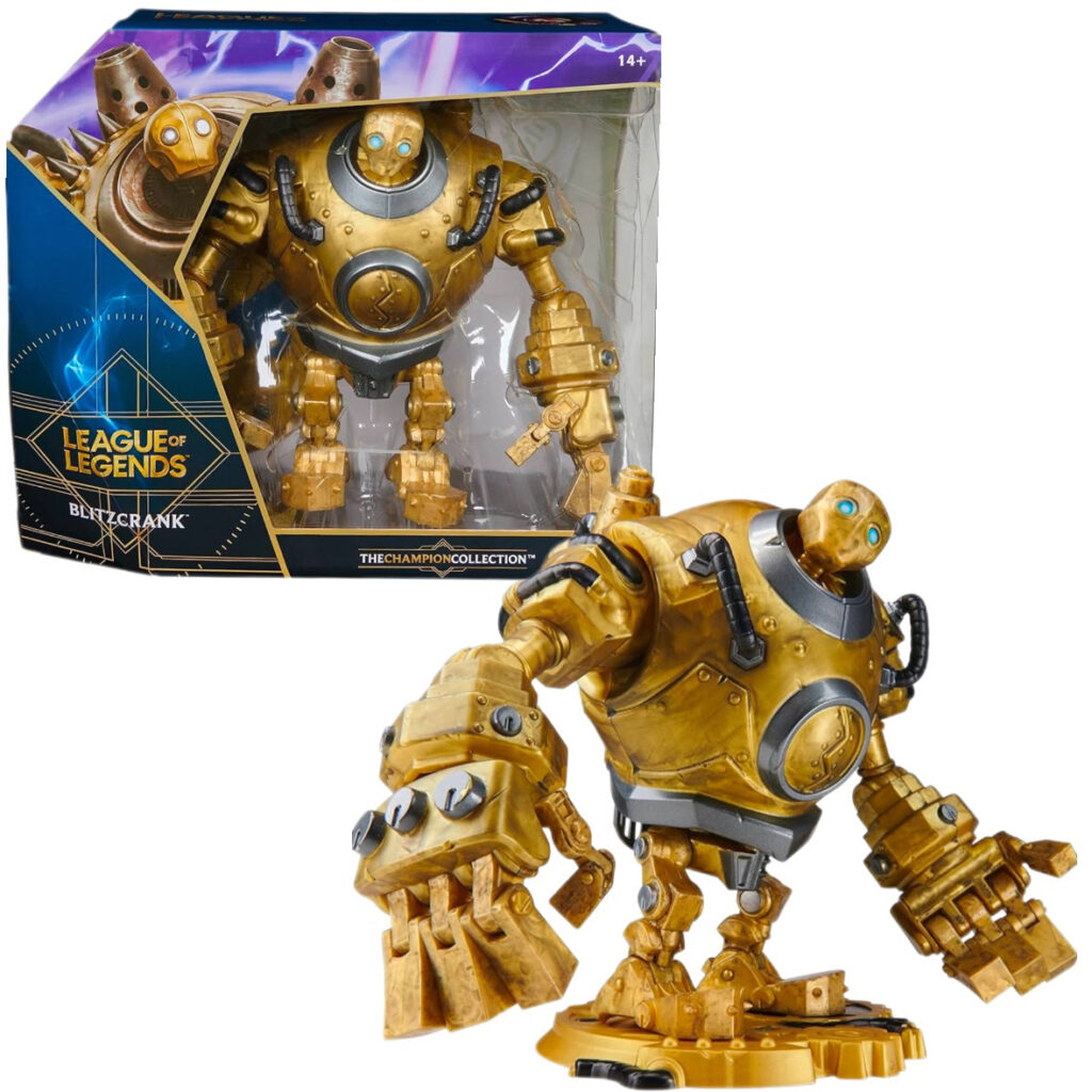 Limited Lol League of Legends Britz Robot Ashi Figure Creative Birthday Gift for Boyfriend and Classmate