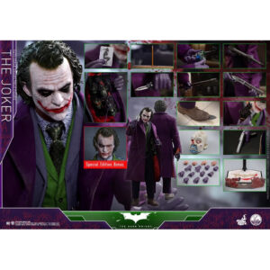 Hot Toys New in Stock Hottoys Qs010 1/4 Batman Joker Heath Ledger