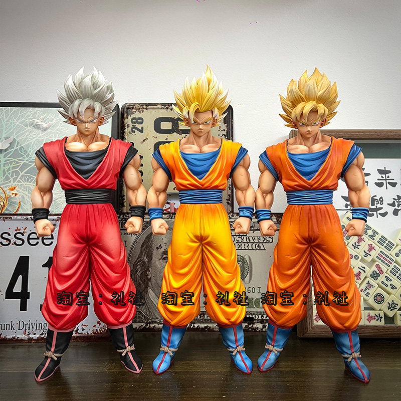 Dragon Ball Goku Figurine Home Decor Statue Model Birthday Gift for Male Friends Brothers Creative Toy