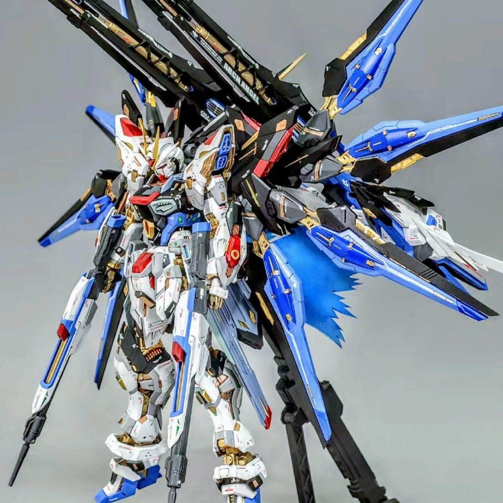 Gundam Model Mg Strike Freedom Hg Red Heretic Unicorn Mecha Anime Boys' Assembly Figure Toy Birthday