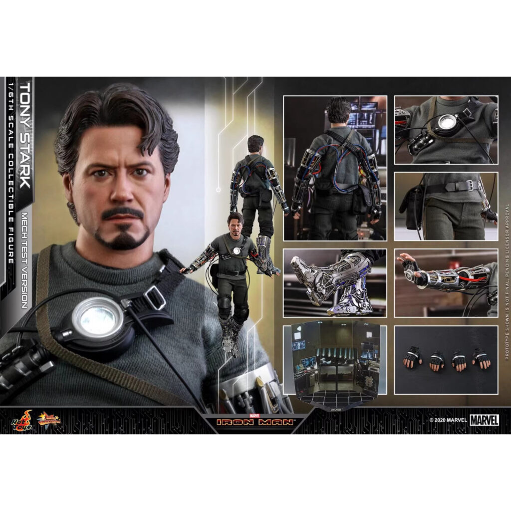 Hot Toys Brand New in Stock Hottoys Ht Mms582 Iron Man 2 Tony Stark Mechanical Version Movable