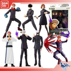 Bandai Jujutsu Kaisen Action Figure - Gojo Satoru, Yuji Itadori, Megumi Fushiguro, Nobara Kugisaki, Maki Kuroshitsune - Articulated Joints