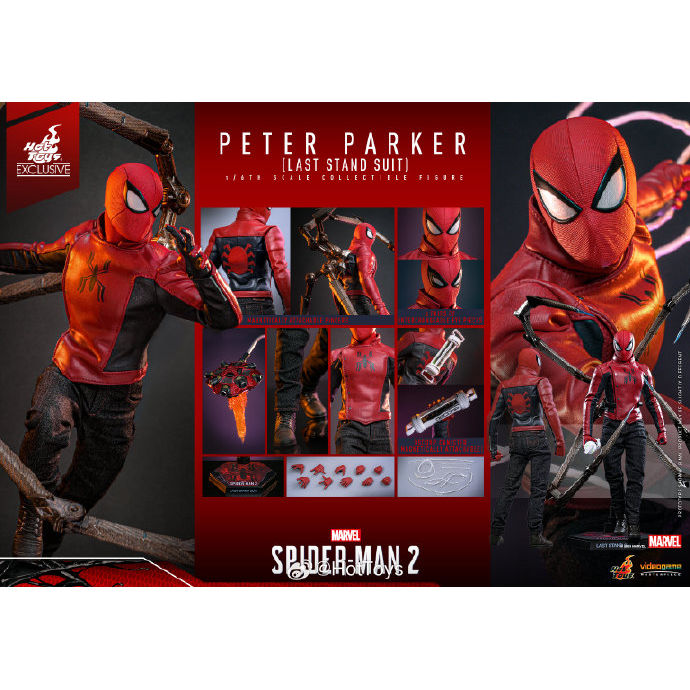 Hot Toys Brand New in Stock Ht《Marvel Spider-Man 2》 # Peter Parker (Fighting in the Water Suit)