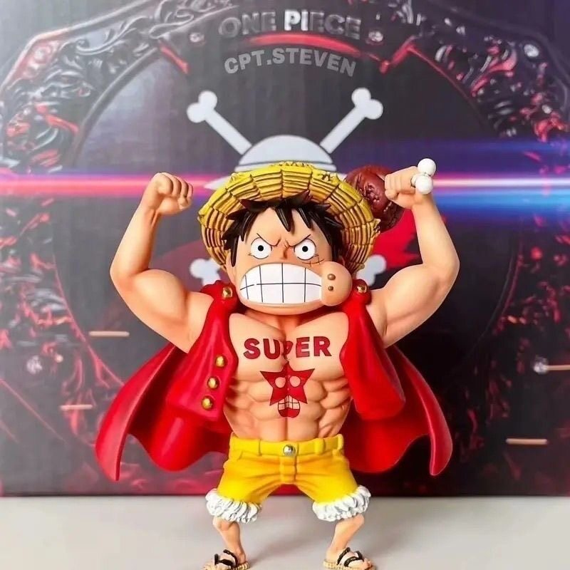 One Piece Figure Luffy Car Decoration Zoro Ace Two-Dimensional Anime Model Birthday Gift for Boys