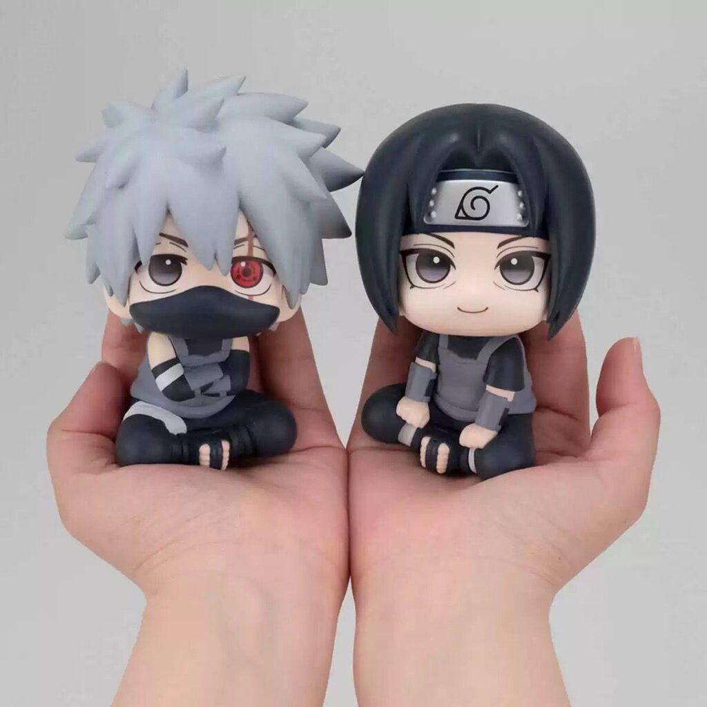 Naruto Q-Version Figure Anbu Kakashi Itachi Lookup Doll Anime Merchandise Gift