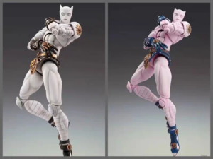 Jojo's Bizarre Adventure Queen Killer White Cat Pink Cat Super Realistic Movable Model Figurine Boxed Figure