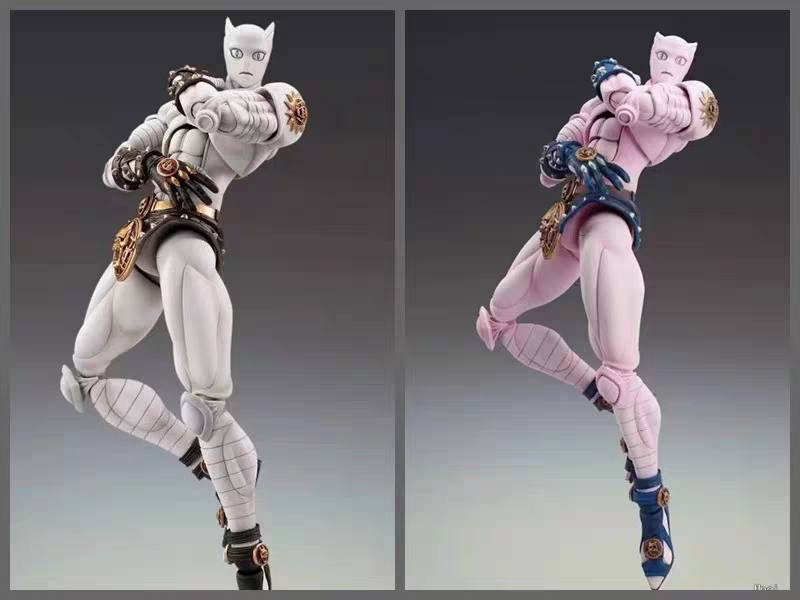 Jojo's Bizarre Adventure Queen Killer White Cat Pink Cat Super Realistic Movable Model Figurine Boxed Figure