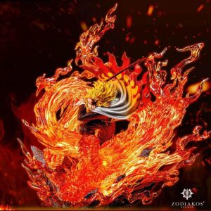 Demon Slayer: Kimetsu No Yaiba Gk Flame Hashira Rengoku Kyoujurou Figure Blind Box Ornament Peripheral Gift Nezuko Tanjiro Toy