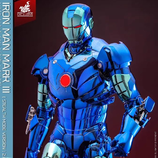 Hottoys Ht 《Iron Man》 # Iron Man Mark3 (Stealth Edition) 2.0 Limited Edition Mms814