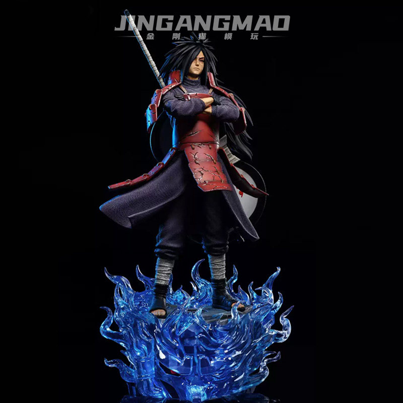Naruto Gk Uchiha Madara Figure Anime Peripheral Model Decoration Trendy Gift for Boys Large Statue