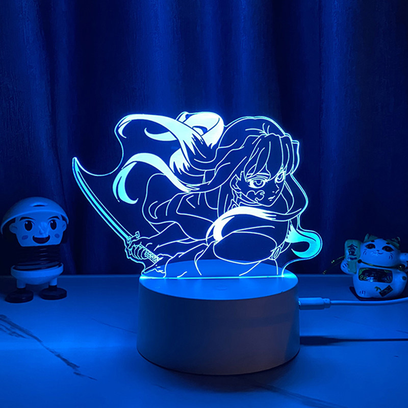 Demon Slayer Merchandise Zenitsu Figure, Nichirin Sword, Nichirin Light, Kanroji Mitsuri, Kyojuro Rengoku Figurine, Birthday Gift