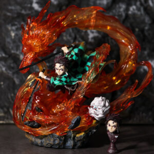Demon Slayer: Kimetsu No Yaiba Figure Kamado Tanjirou Nezuko Agatsuma Zenitsu Toy Doll Car Dashboard Ornament