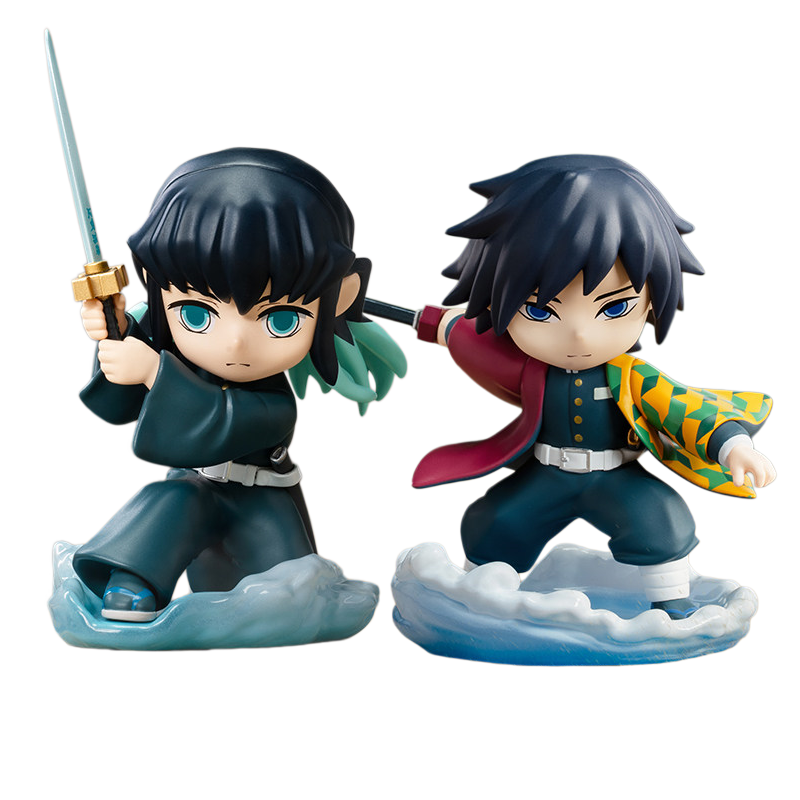 Bubble Mart Demon Slayer: Kimetsu No Yaiba Battle Kamado Tanjirou Figure Blind Box Building Blocks Trendy Toy Decoration Gift