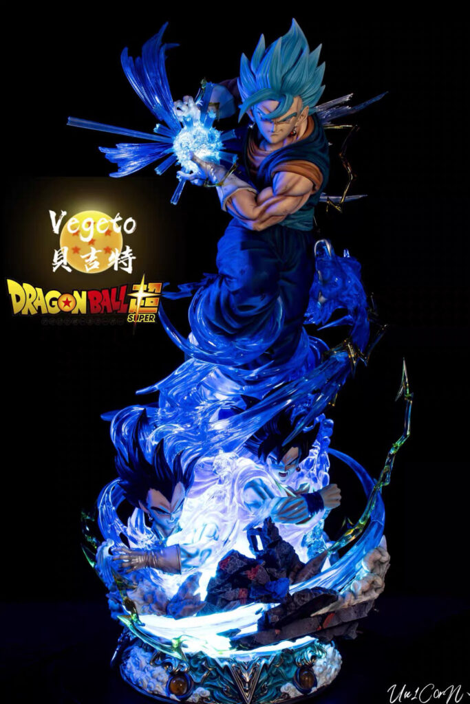 Dragon Ball Super Figure Super Saiyan Son Goku Vegeta Three-Headed Gk Model Statue Ornament Anime Gift