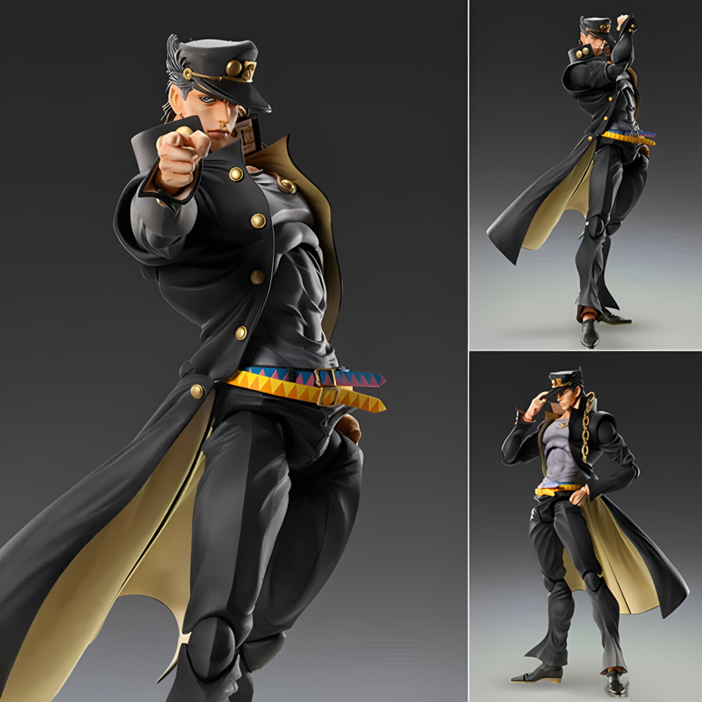 Jojo's Bizarre Adventure Super Realistic Movable Jotaro Kujo Figure Platinum Star Dio Figure Model Toy