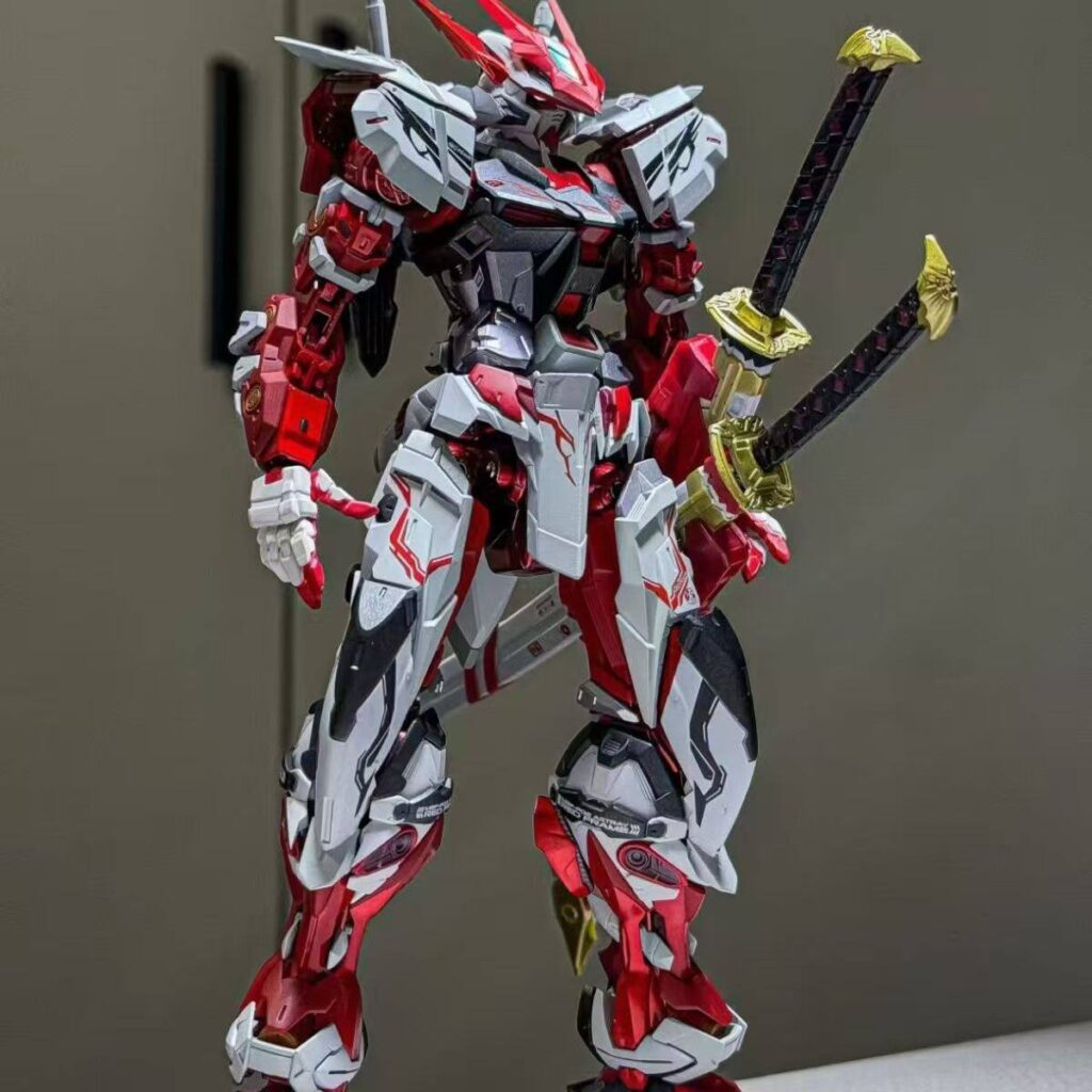 Gundam Model Assembled Hg Red Heretic Mecha Newborn Strike Free Unicorn Figure Ornament Boy Toy