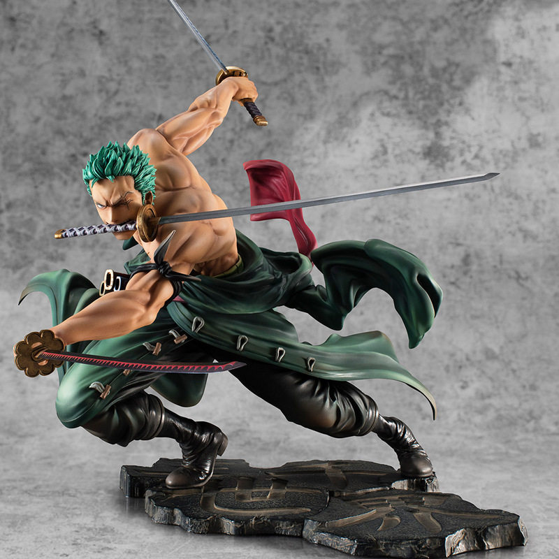 One Piece Three Thousand Worlds Zoro Figure Peripheral Three-Blade Style Straw Hat Crew Luffy Anime Two-Dimensional Model Special Price
