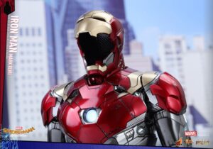 Brand New in Stock Hottoys Htmms427-D19 Die-Cast Alloy Iron Man Mk47 Spider-Man Homecoming