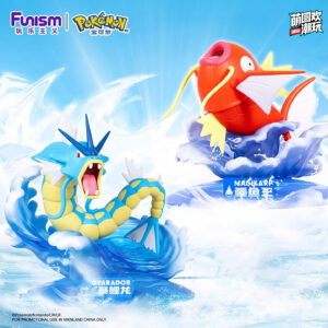 Playful Pokémon Magikarp Gyarados Figure Pikachu Peripheral Trendy Desktop Decoration Doll Gift