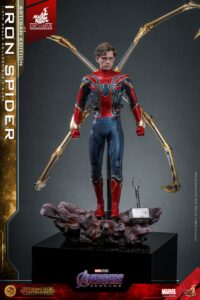 In Stock Hottoys Ht Mms762Ae Avengers 4 Iron Spider-Man Hair-Transplanted Version