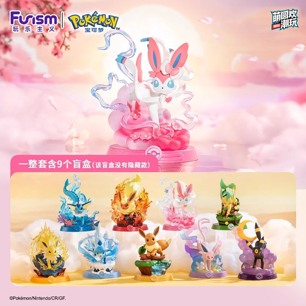 Playful Pokémon Adventure Fairy Eevee Blind Box Figure Pokémon Peripheral Desktop Ornament Gift