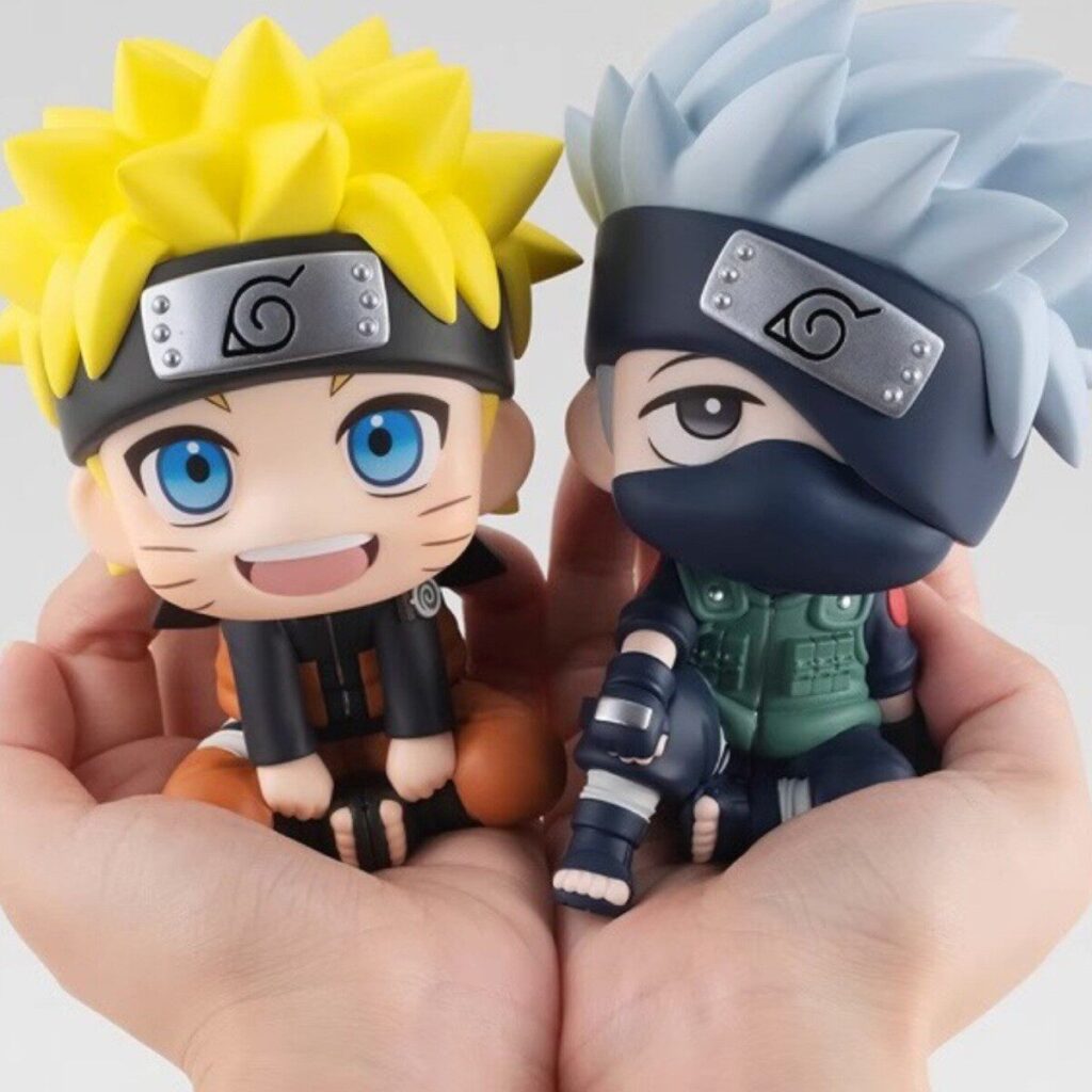 Naruto Figure Naruto Kakashi Q Version Cartoon Doll Model Car Ornament Boy Birthday Gift