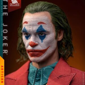 In Stock Hottoys Ht Dx42 Dx43 Joker Joker Red Outfit Version Red-Clad Clown 1/6 with Hair Implant