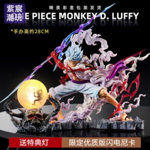 One Piece Figure [Free Bonus Light] Wink Bonus Nika Lightning-Hand Nika Luffy Boys' Desktop Ornament