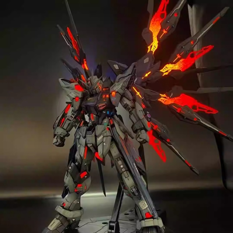 Gundam Model Strike Freedom Wing Hg Red Heretic Unicorn Assembly Mecha Origin Angel Figure Toy