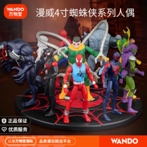 Zhongdong 4inch Marvel Spider-Man Action Figure Gwen Electro Green Goblin Venom Rhino Scarlet Man Model Toy