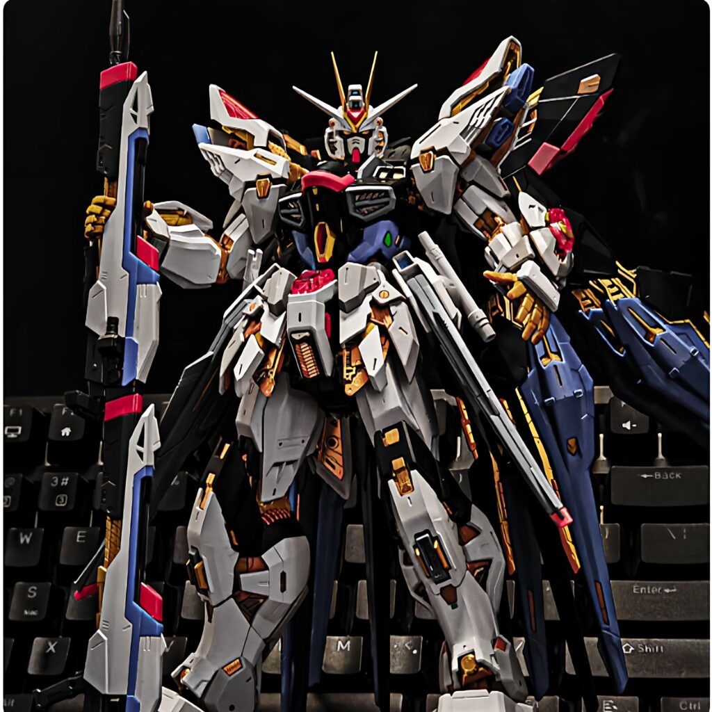 Gundam Model Strike Freedom Hg Red Heretic Unicorn Figure New Freedom Assembly Toy Boy's Gift
