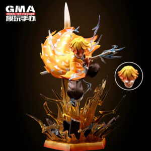Demon Slayer Anime Gk Series Agatsuma Zenitsu, Kyojuro Rengoku, Inosuke Hashibira, Nezuko Figurine Model Statue Ornament