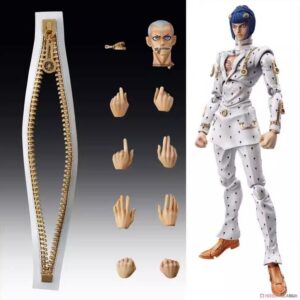 Super Realistic Movable Jojo's Bizarre Adventure Golden Wind Bucciarati Action Figure Model Toy