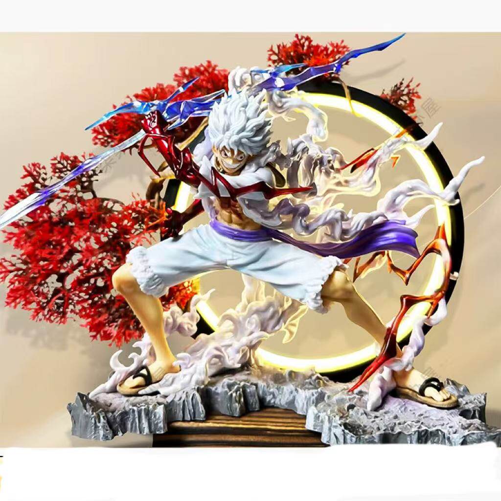 One Piece Figure Zoro Luffy Anime Model Two-Dimensional Ornament Gift for Boyfriend, Classmate, Friend's Birthday Present