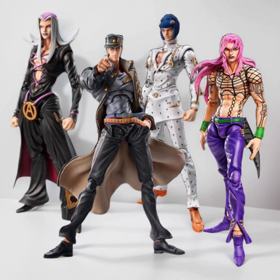 Super Action Figure Jojo's Bizarre Adventure Bruno Abbacchio Jotaro Kujo Dio Brando Collectible Figurine