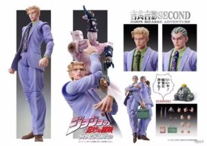Jojo's Bizarre Adventure Kira Yoshikage Blue Super Figure Movable Model Ornament Boxed Figure High 16cm